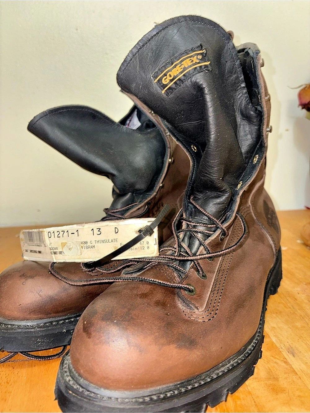 Vintage Red Wing SuperSole Insulated Waterproof Boot US 13